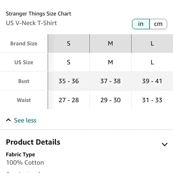 Stranger Things Character Grid Cotton Crop Top T-Shirt Size Large - Picture 3 of 4